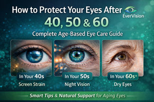 Essential Eye Care Tips for Your 40s, 50s, and 60s to Combat Screen Strain, Enhance Vision and Maintain Health
